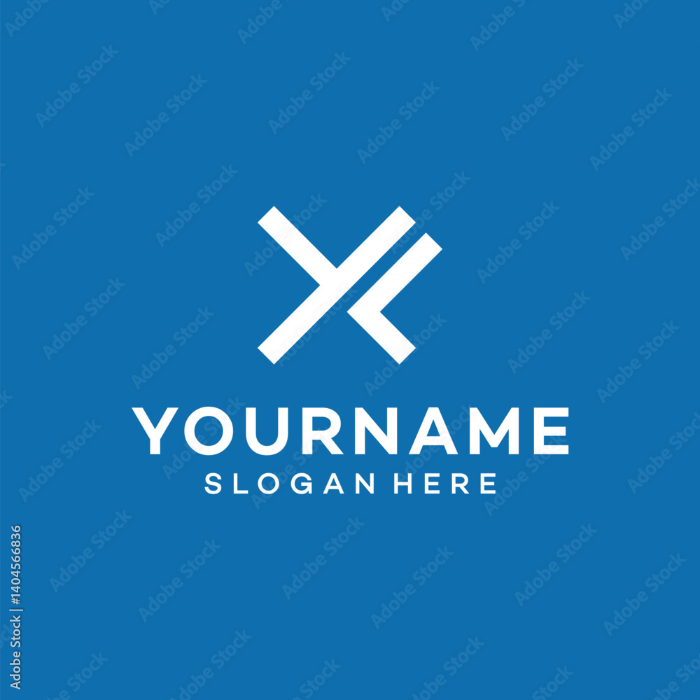 Obraz premium Letter Y L logo vector template illustration