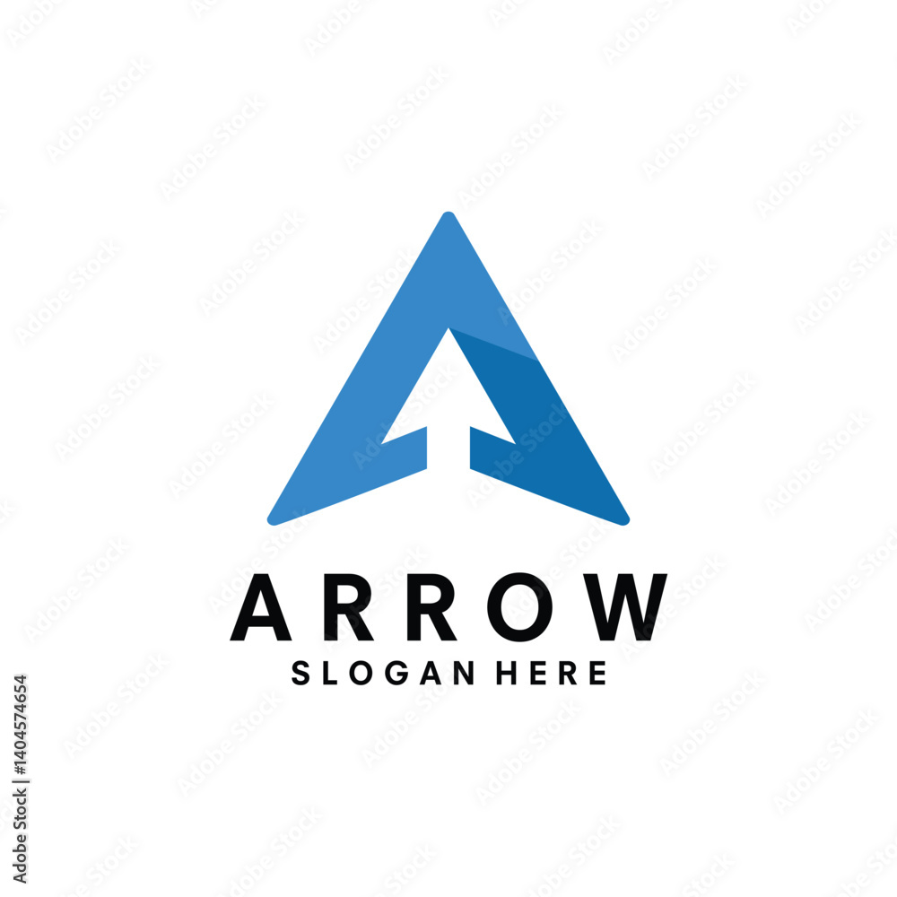 Abstract business arrow logo symbol vector illustration design Abstract business arrow logo symbol vector illustration design