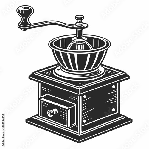 vintage coffee grinder