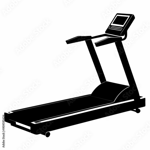 treadmill isolated on white