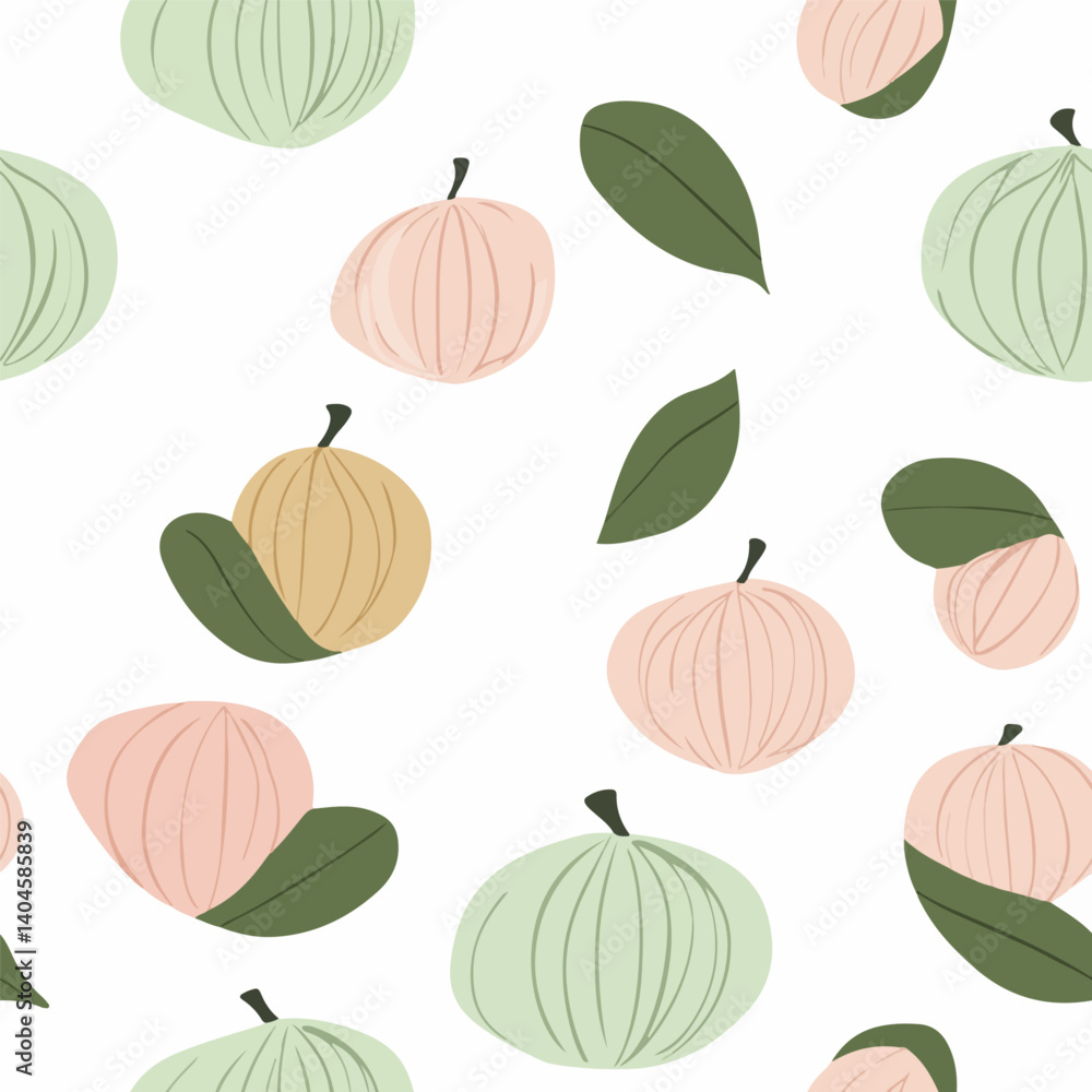 Water chestnut pattern.Exquisite vector vegetable patterns. Water chestnut pattern.Exquisite vector vegetable patterns.