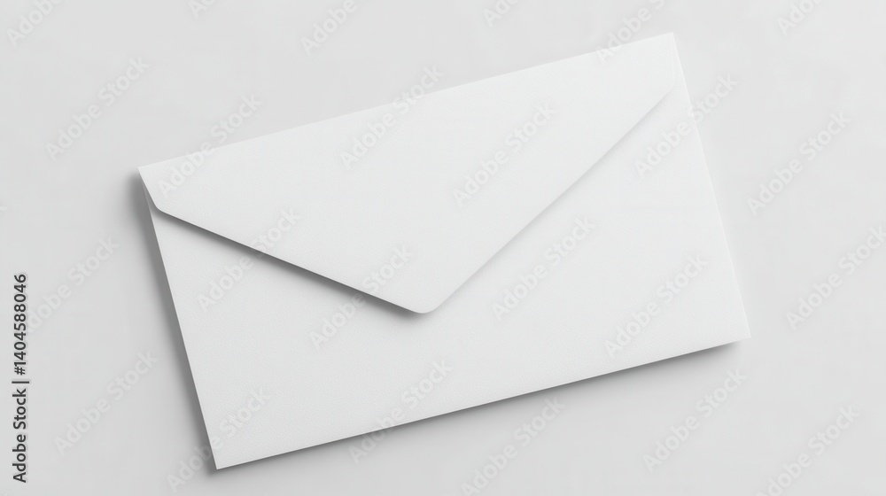 Blank white envelope on a plain background (2) Blank white envelope on a plain background (2)