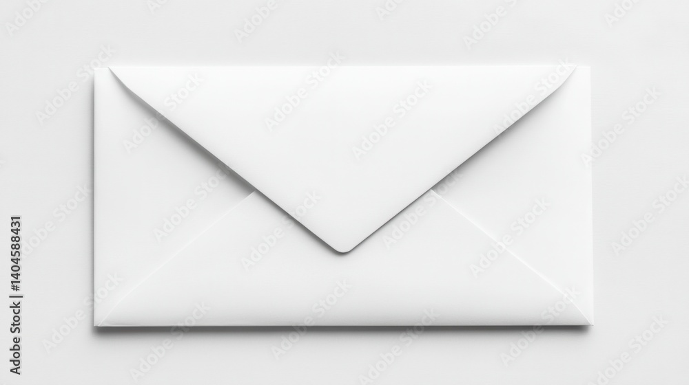 Blank white envelope Blank white envelope