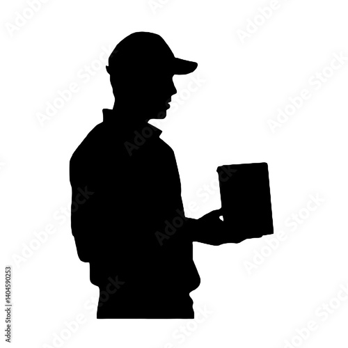 delivery  silhouette
