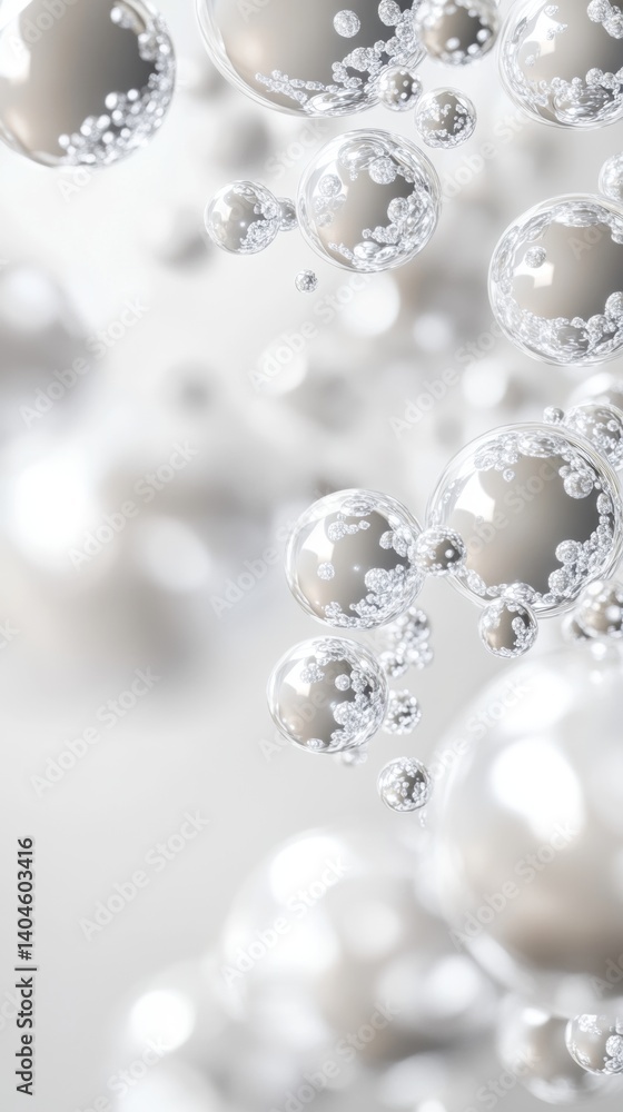 Close-up of Bubbles in a Liquid Close-up of Bubbles in a Liquid