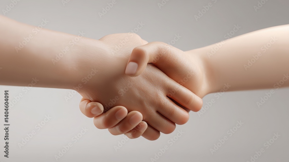 Person grasping a hand in a gesture of connection within a stream forming a handshake icon surrounded by data Person grasping a hand in a gesture of connection within a stream forming a handshake icon surrounded by data