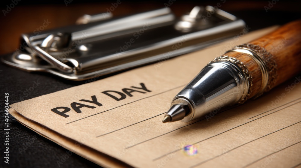 custom made wallpaper toronto digitalElegant pen and paper with the word pay highlighting financial planning and budgeting for personal and business use