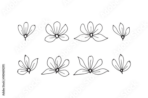 Kangaroo Paw line art