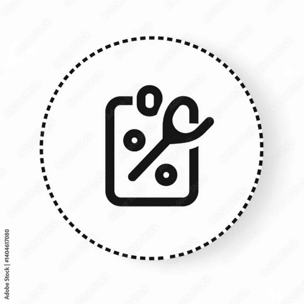 Flat sale label icon Flat sale label icon