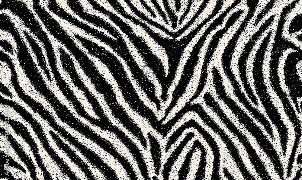 Stylish Black White Zebra Stripes Animal Print Seamless Pattern Texture Background Design for Fashion Textile Fabric Decoration Graphic Design Stylish Black White Zebra Stripes Animal Print Seamless Pattern Texture Background Design for Fashion Textile Fabric Decoration Graphic Design
