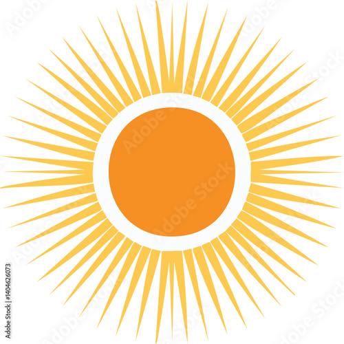 abstract sun vector illustration