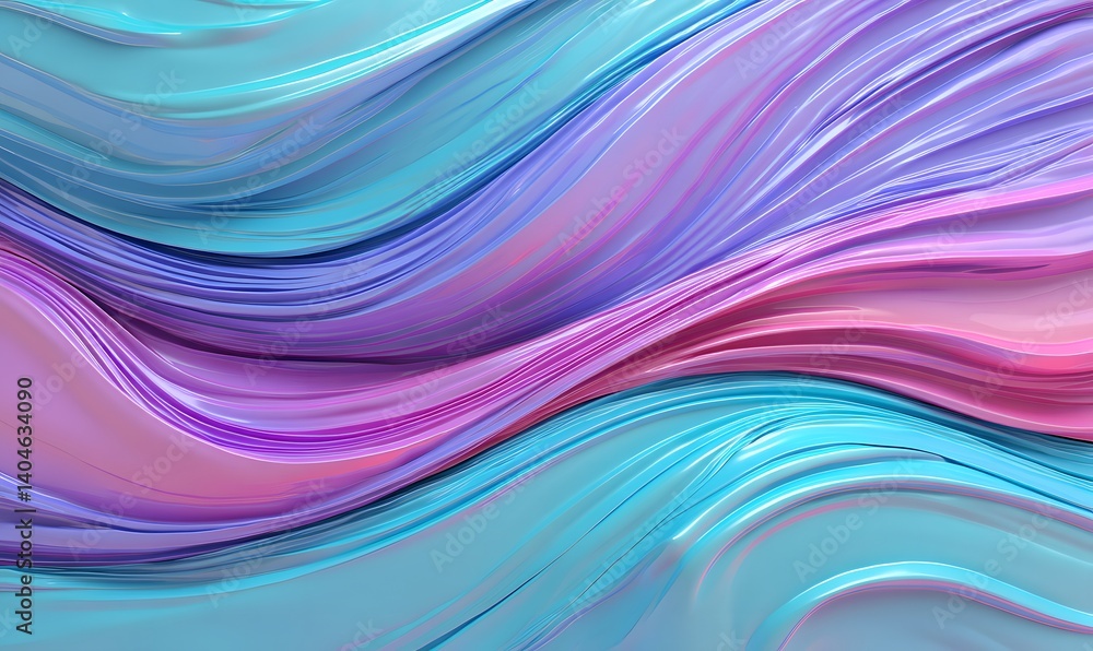 Abstract Pastel Swirls Background Fluid Design Modern Artistic Colorful Vibrant Smooth Shiny Elegant Luxury Dreamy Gentle Soft Textured Pink Purple   
