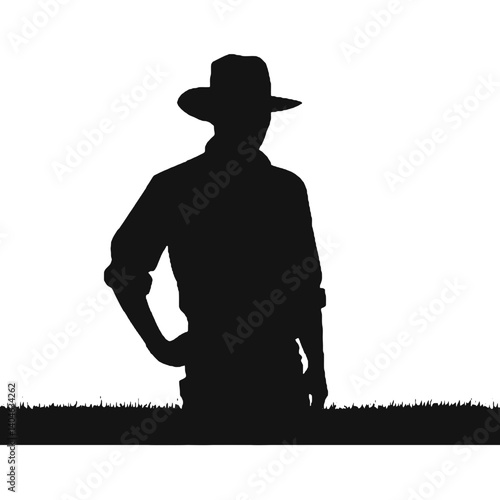 Siluetas de granjeros Granjero SVG EPS PNG