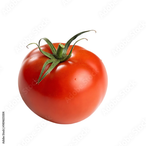 Wallpaper Mural "Organic Red Tomato – Fresh Vegetable Isolated on White" Torontodigital.ca