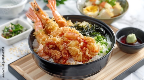 Wallpaper Mural Shrimp Tempura Donburi: A Delicious Japanese Dish Torontodigital.ca