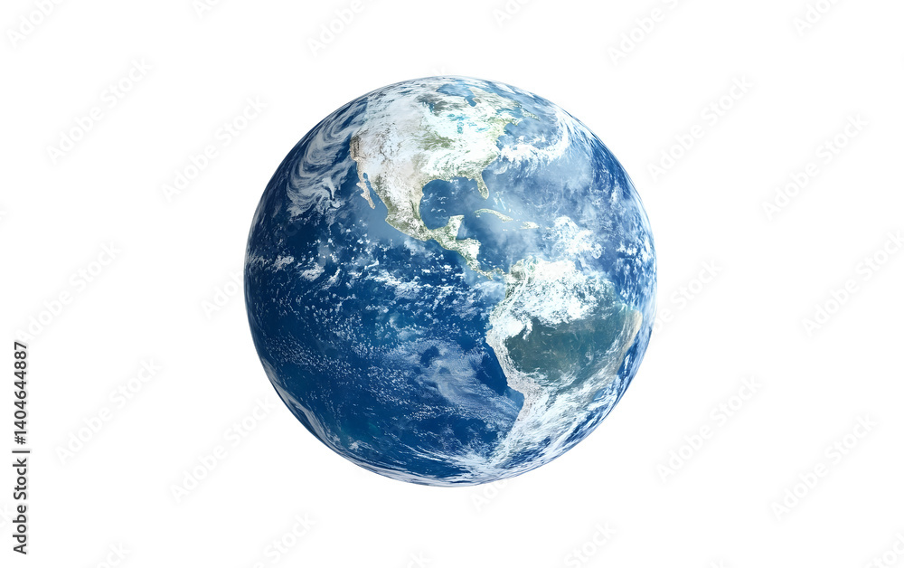 Blue planet earth isolated With Clipping path. Blue planet earth isolated With Clipping path.