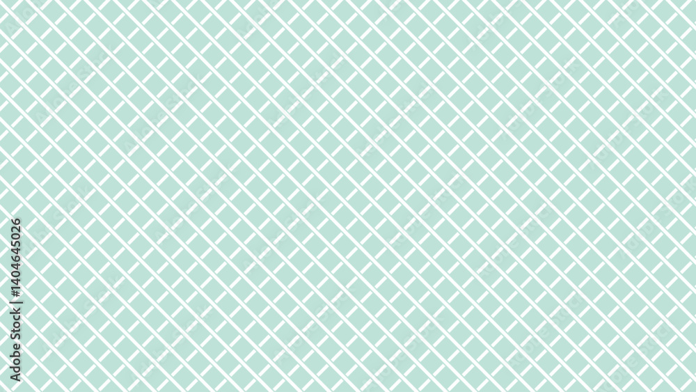 Turquoise and white diagonal background. Plaid checkered seamless pattern. Turquoise and white diagonal background. Plaid checkered seamless pattern.