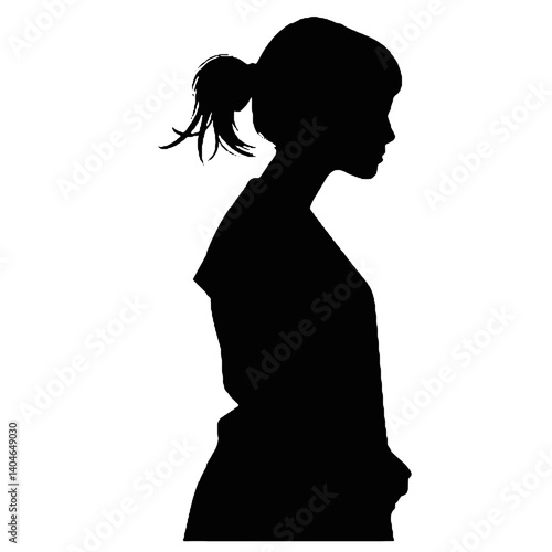 silhouette of a nurse
