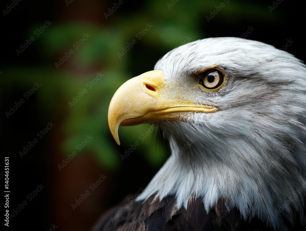 Obraz premium Majestic eagle showcasing nature's beauty in detail