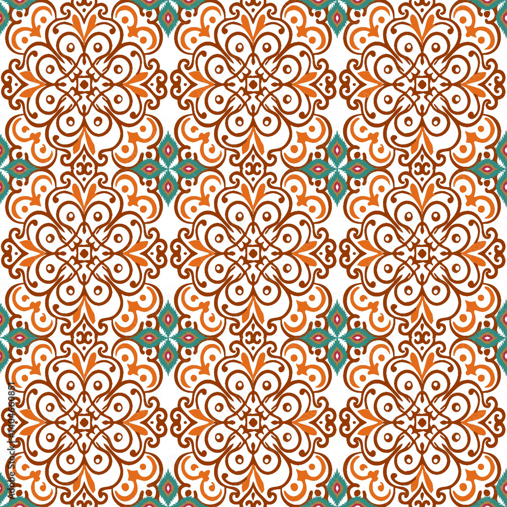 seamless vector background. pattern of a christmas ornament. seamless pattern of snowflakes and stars. seamless vector background. pattern of a christmas ornament. seamless pattern of snowflakes and stars.