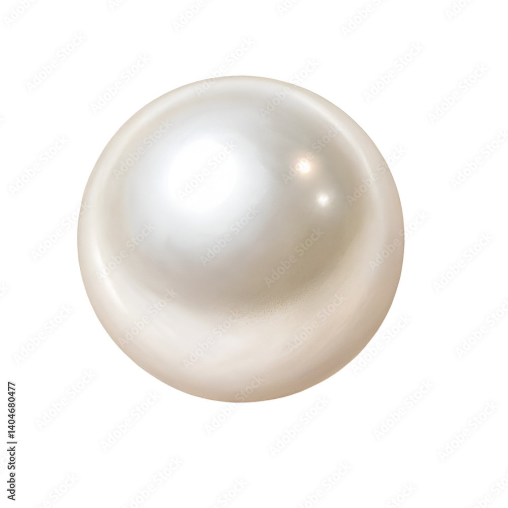 Fotografia White pearl. isolated on white background.