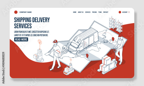 Online global delivery shipping service provides smart logistics for export, import, and local distribution, delivering online orders from couriers directly to homes or offices worldwide.