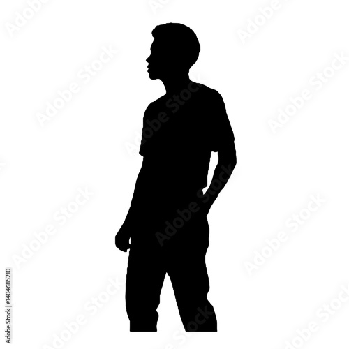 business man silhouette  