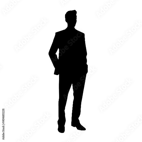business man silhouette  