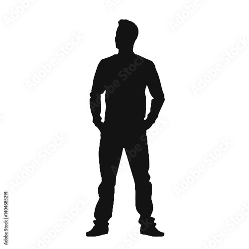 business man silhouette  