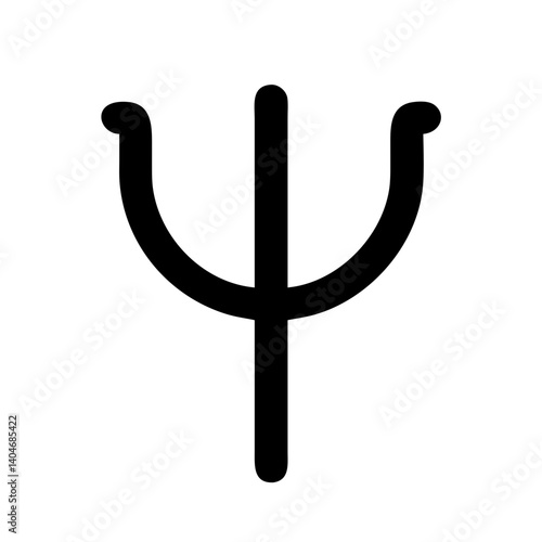 Psi Symbol Icon Design
