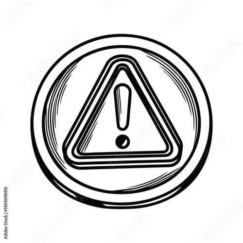 Weather alert icon silhouette vector with white background design