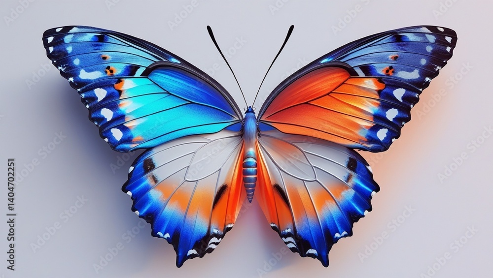 Obraz premium butterfly on black background