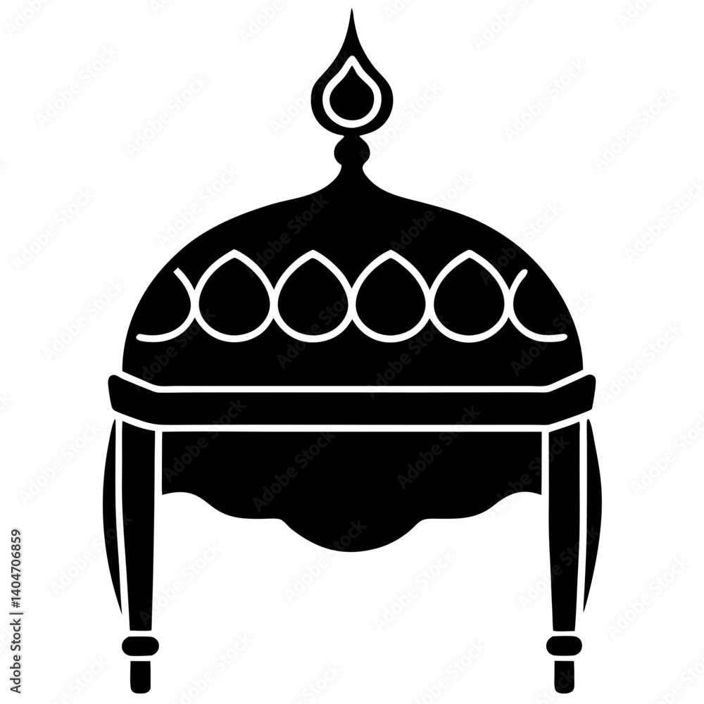 Naklejka premium illustration of a mosque