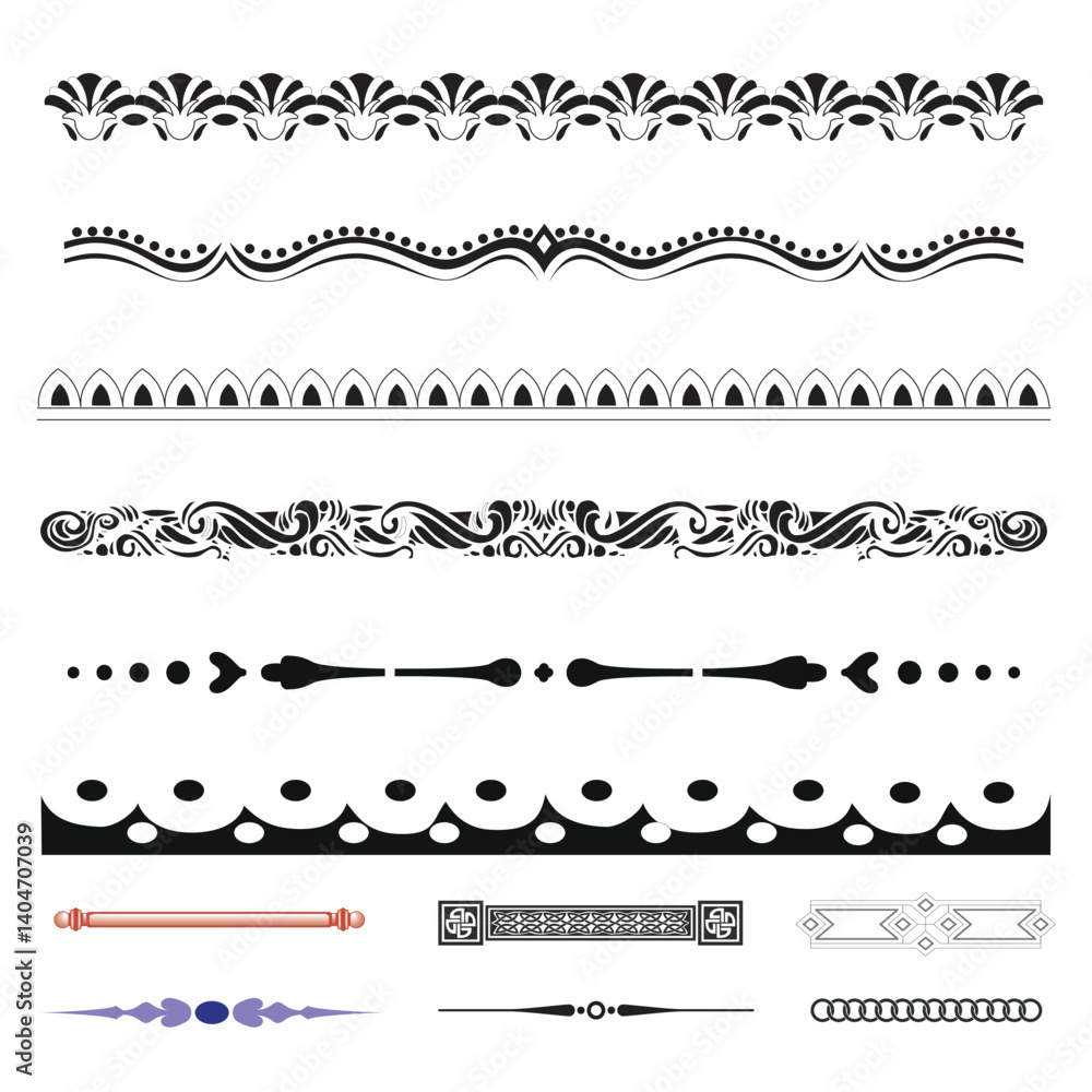 Fototapeta premium Amazing Design for Border and vector