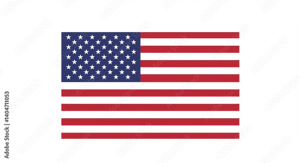 Patriotic display of United States flag waving with red stripes and stars on a blue field symbolizing freedom and national pride Patriotic display of United States flag waving with red stripes and stars on a blue field symbolizing freedom and national pride