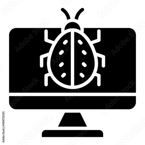Bug Problem  line icon