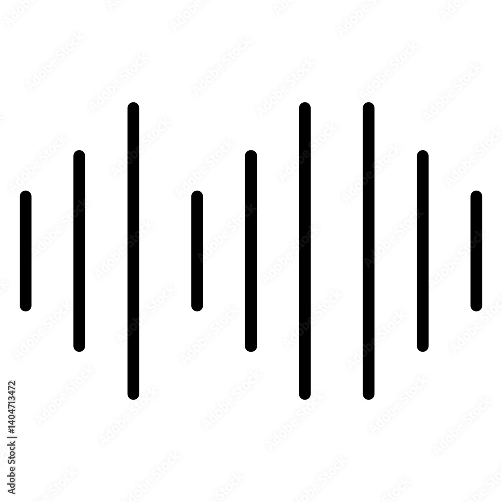 Audio line icon Audio line icon