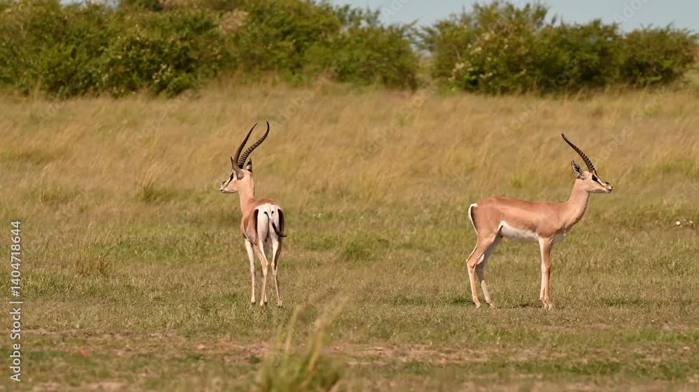 impala antelope in the savannah impala antelope in the savannah