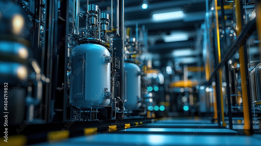 Modern Industrial Facility: A Glimpse into High-Tech Manufacturing Modern Industrial Facility: A Glimpse into High-Tech Manufacturing
