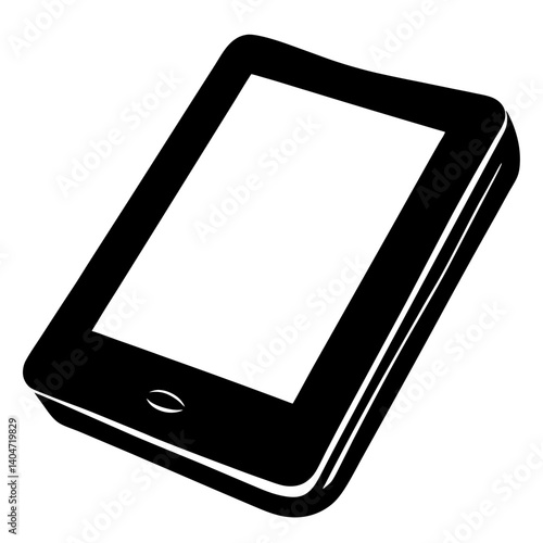 mobile phone with blank screen