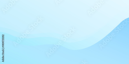 Modern white wavy glowing lines on a blue background. Futuristic digital high-technology art abstract simple modern