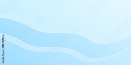 Modern white wavy glowing lines on a blue background. Futuristic digital high-technology art abstract simple