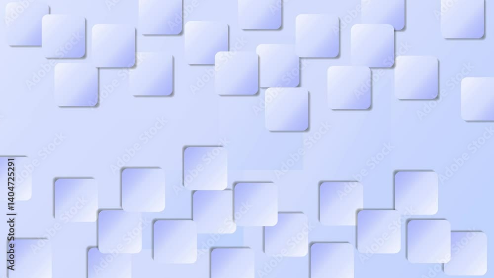 Colored abstract background. Geometric background with smooth movements of squares. Animation with looping. Colored abstract background. Geometric background with smooth movements of squares. Animation with looping.