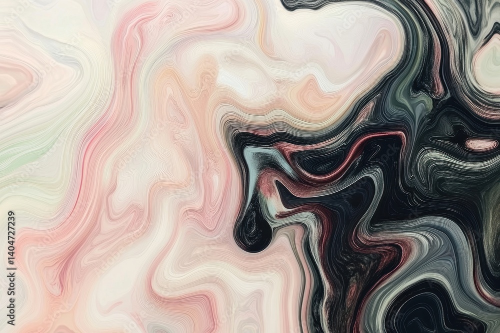 Colorful abstract swirl pattern capturing movement and fluidity in design composition Colorful abstract swirl pattern capturing movement and fluidity in design composition