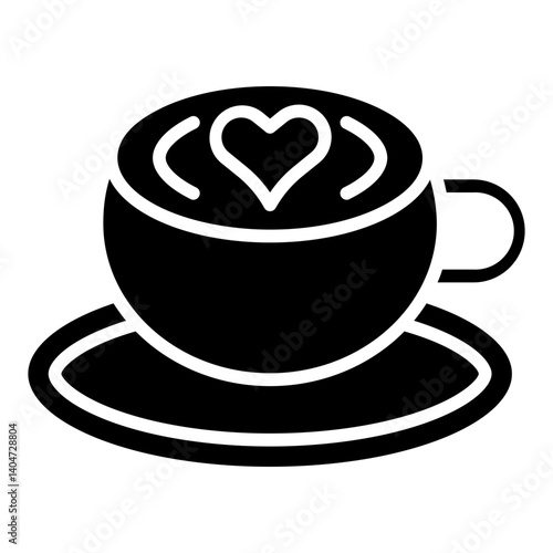 Latte line icon