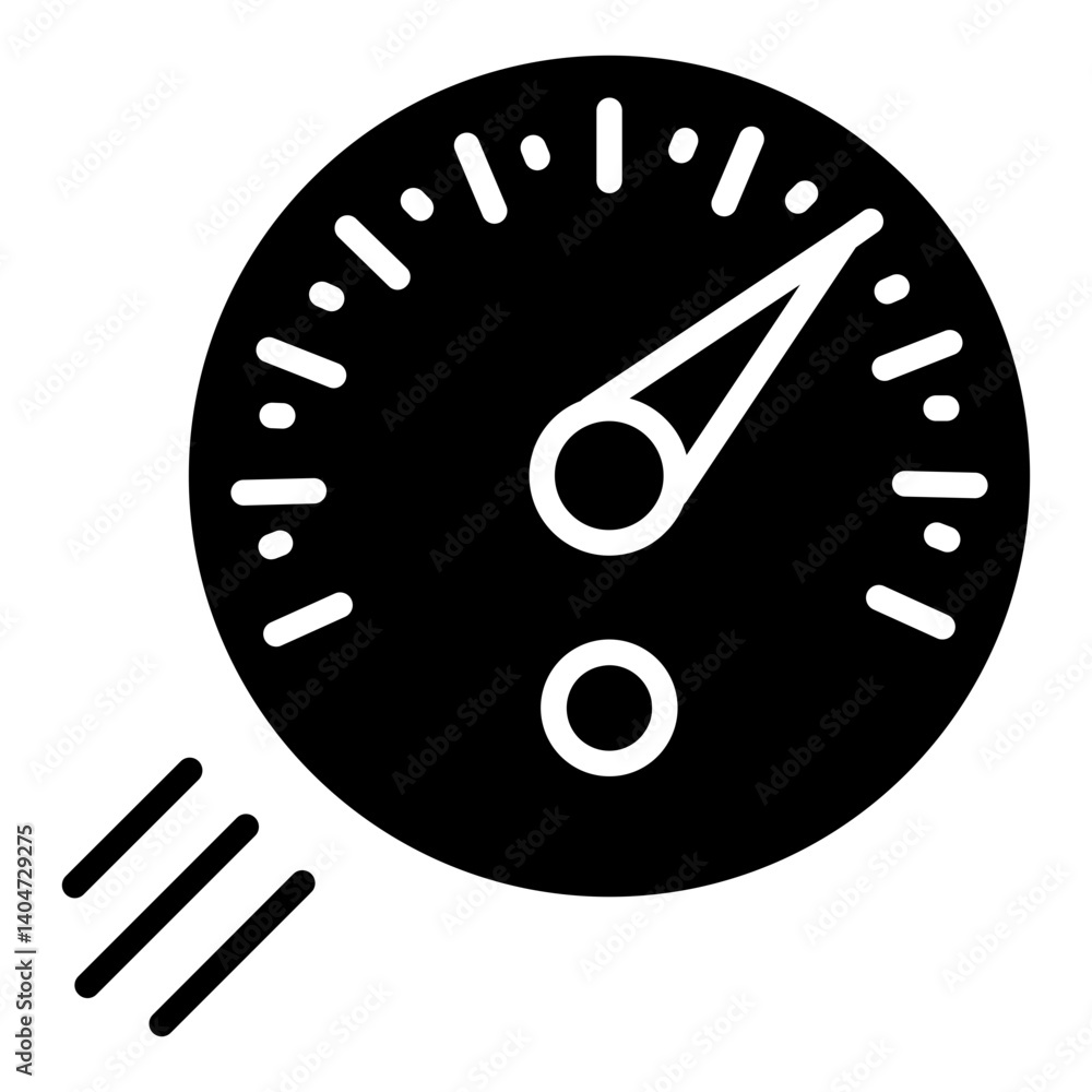 Speedometer line icon Speedometer line icon