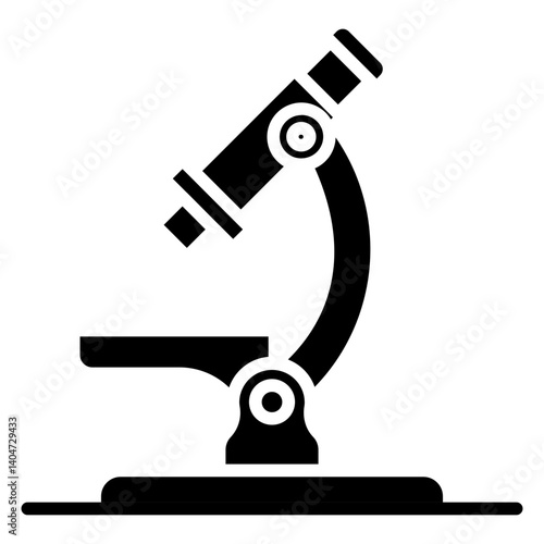 Microscope line icon