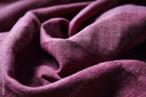 A close-up showcases the luxurious texture and rich color of draped crimson fabric, inviting touch and hinting at elegance.
