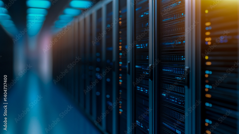 High-End Server Cabinets in Advanced Data Center Environment High-End Server Cabinets in Advanced Data Center Environment