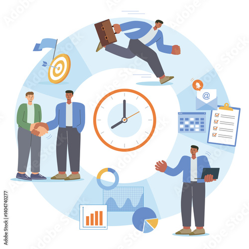 Daily Time Management of an Office Worker